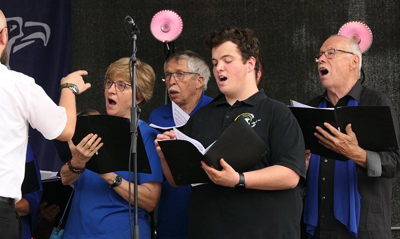 Das Popchörle mit Projektchor bei Ostalb-Sommer